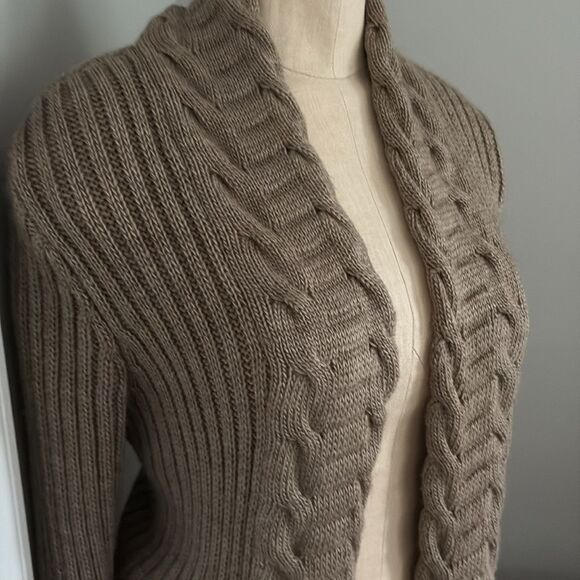 Olyss Sweater Knit Open Cardigan Size M - Picture 3 of 10
